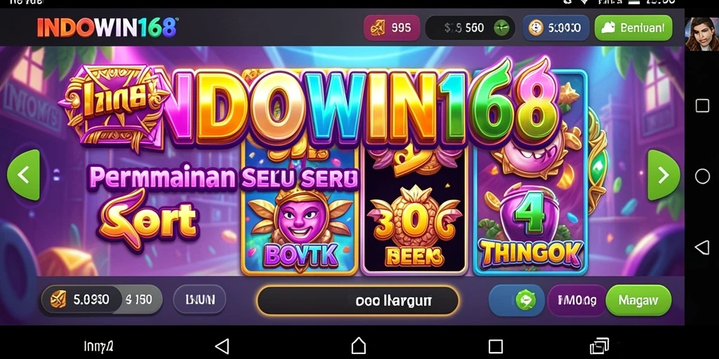 Tampilan screenshot utama INDOWIN168 menampilkan gameplay slot yang menegangkan.