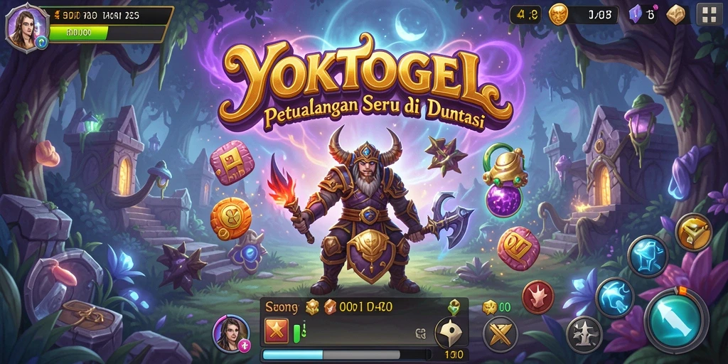 Tangkapan layar utama dari gameplay YOKTOGEL yang penuh aksi dan petualangan.